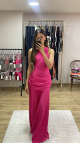 CAMILLE DRESS - PARADISE PINK
