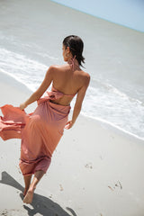 Trío Arena Rosa (Midi Dress/Bikini)