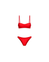 VICKY BIKINI BOTTOM - CHERRY RED