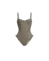 NIKKI ONE PIECE - BLACK GINGHAM