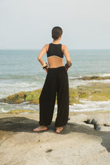 JO BALLOON PANTS - BLACK