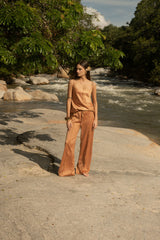 CARIÑO MIO TOP OPEN-BACK - HONEY GOLD