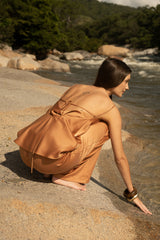 CARIÑO MIO TOP OPEN-BACK - HONEY GOLD