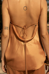 CARIÑO MIO TOP OPEN-BACK - HONEY GOLD