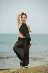 JO BALLOON PANTS - BLACK