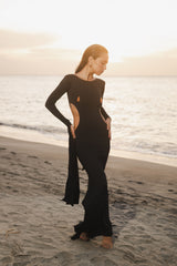 DALIA GOWN - BLACK