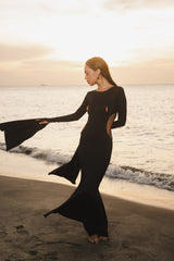 DALIA GOWN - BLACK