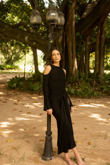 VESTIDO VOLVER AL VALLE - BLACK