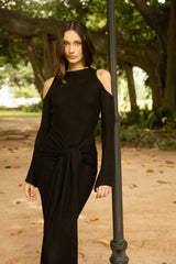 VESTIDO VOLVER AL VALLE - BLACK