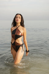 NOOR REVERSIBLE ONE PIECE - BLACK/COPPER