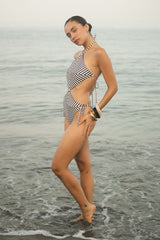 DUA REVERSIBLE ONE PIECE - BLACK/IVORY