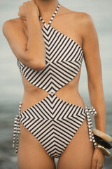 DUA REVERSIBLE ONE PIECE - BLACK/IVORY