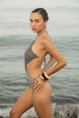 DUA REVERSIBLE ONE PIECE - BLACK/IVORY