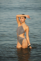 DUA REVERSIBLE ONE PIECE - BLACK/IVORY