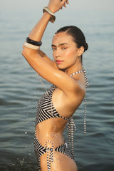 DUA REVERSIBLE ONE PIECE - BLACK/IVORY