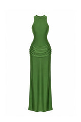ARIEL DRESS - ALGAE GREEN
