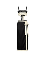 ANNA TOP - BLACK/IVORY