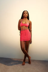 MINI FALDA ANEMONA - PARADISE PINK