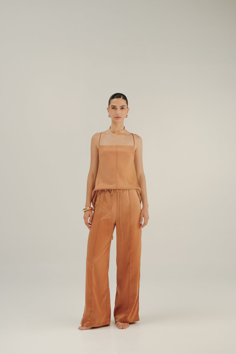 CARIÑO MIO TOP OPEN-BACK - HONEY GOLD