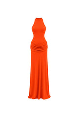 ARIEL DRESS - BRIGHT ORANGE