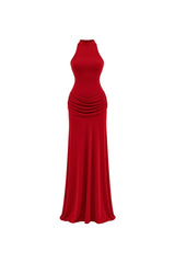 ARIEL DRESS - CHERRY RED