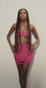 MINI FALDA ANEMONA - PARADISE PINK