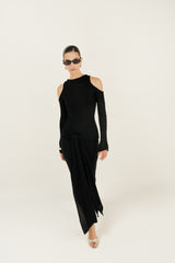 VESTIDO VOLVER AL VALLE - BLACK